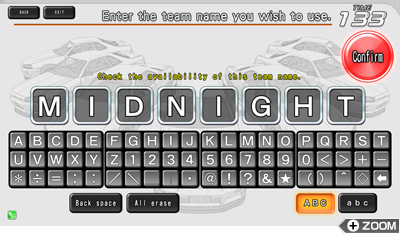 Enter the team name you wish to use.