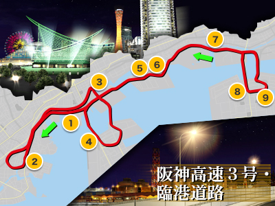 阪神高速3号・臨港道路