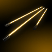 ネオン管(ストレート)イエロー