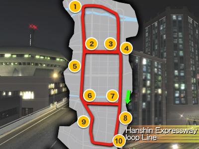 Course｜WANGAN MIDNIGHT MAXIMUM TUNE 5DX PLUS