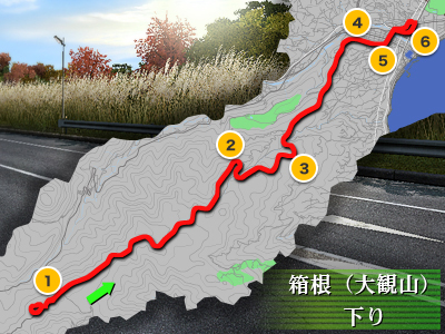 大観山下り