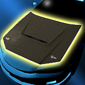 Carbon bonnet (with duct 1)