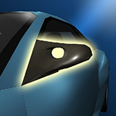 Aero Mirror (Carbon)