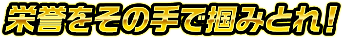 栄誉をその手で掴みとれ!